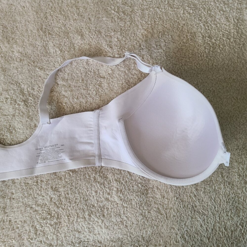 Warner's White Underwire Bra - Picture 3 of 6